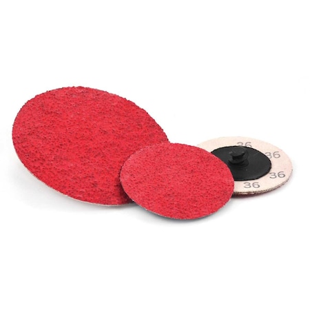 Superior Abrasives Quick Change Disc -R Rigid Kut Ceramic GA 3 inch 36 GRIT TYPE-R A017426